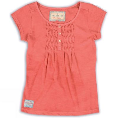 Tee Brakeburn Pleated Mujer Verde - Chile WSJ392406